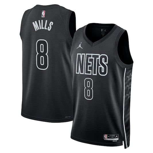 PATTY MILLS BROOKLYN NETS 2022-23 STATEMENT JERSEY - Prime Reps
