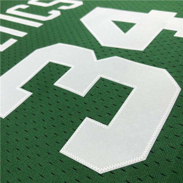 PAUL PIERCE BOSTON CELTICS THROWBACK JERSEY (HEAT APPLIED) - Prime Reps