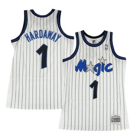 PENNY HARDAWAY ORLANDO MAGIC THROWBACK JERSEY (HEAT APPLIED) - Prime Reps