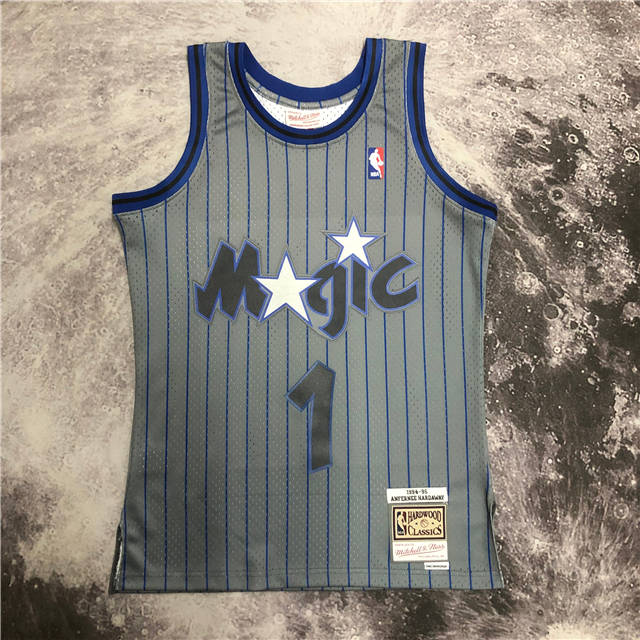 PENNY HARDAWAY ORLANDO MAGIC THROWBACK JERSEY (HEAT APPLIED) - Prime Reps