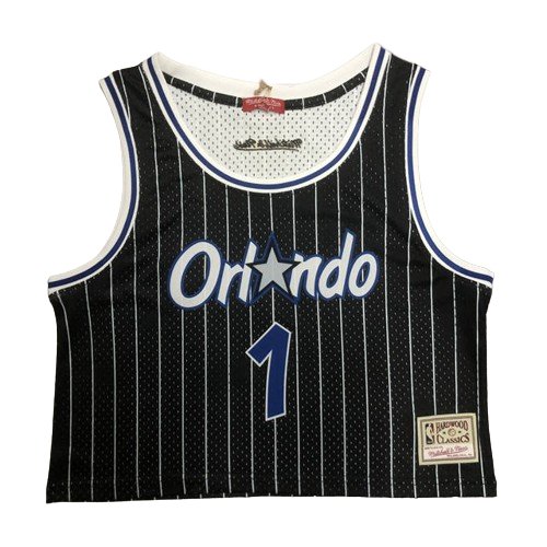 PENNY HARDAWAY ORLANDO MAGIC WOMEN'S CROP TOP THROWBACK JERSEY - Prime Reps