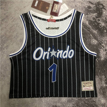 PENNY HARDAWAY ORLANDO MAGIC WOMEN'S CROP TOP THROWBACK JERSEY - Prime Reps