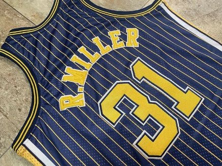 REGGIE MILLER INDIANA PACERS THROWBACK JERSEY - Prime Reps
