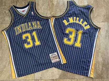 REGGIE MILLER INDIANA PACERS THROWBACK JERSEY - Prime Reps