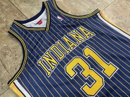 REGGIE MILLER INDIANA PACERS THROWBACK JERSEY - Prime Reps