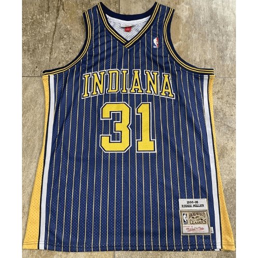 REGGIE MILLER INDIANA PACERS THROWBACK JERSEY - Prime Reps