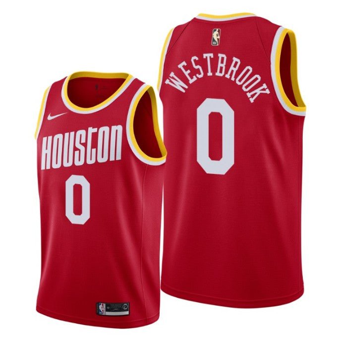 RUSSELL WESTBROOK HOUSTON ROCKETS THROWBACK JERSEY - Prime Reps