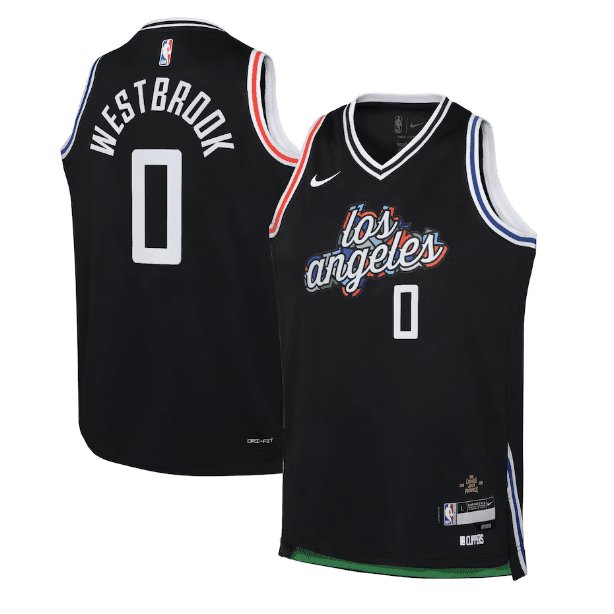 RUSSELL WESTBROOK LOS ANGELES CLIPPERS CITY EDITION JERSEY - Prime Reps