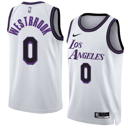 RUSSELL WESTBROOK LOS ANGELES LAKERS 2022-23 CITY EDITION JERSEY - Prime Reps