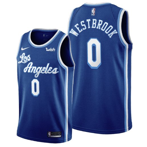 RUSSELL WESTBROOK LOS ANGELES LAKERS CLASSIC JERSEY - Prime Reps