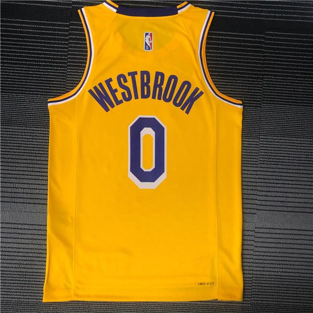 RUSSELL WESTBROOK LOS ANGELES LAKERS ICON JERSEY - Prime Reps
