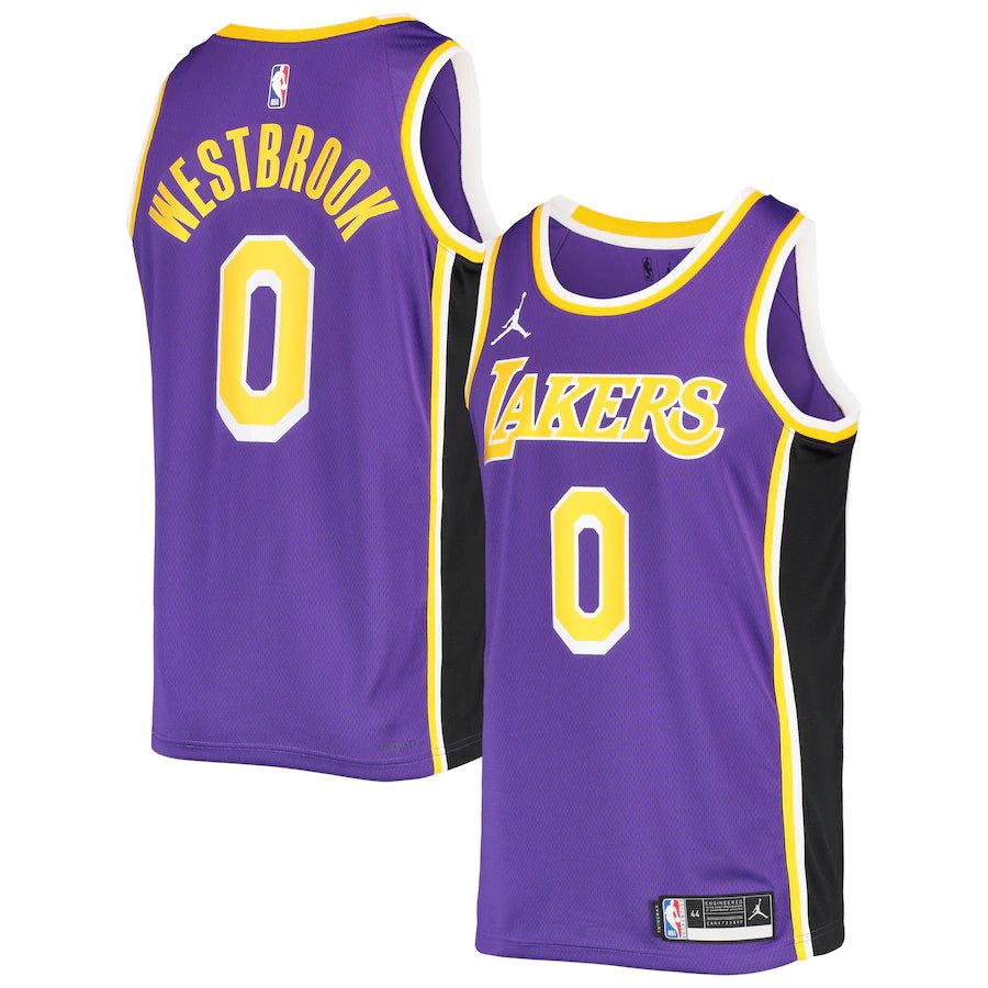 RUSSELL WESTBROOK LOS ANGELES LAKERS STATEMENT JERSEY - Prime Reps