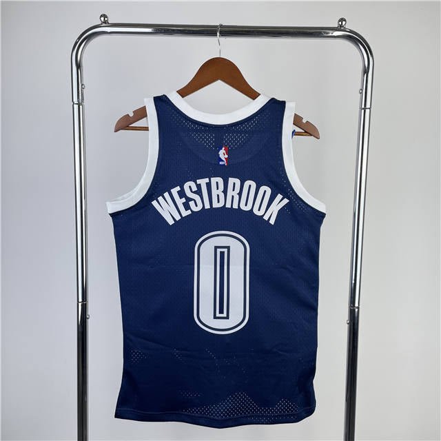 RUSSELL WESTBROOK OKLAHOMA CITY THUNDER THROWBACK JERSEY (HEAT APPLIED) - Prime Reps