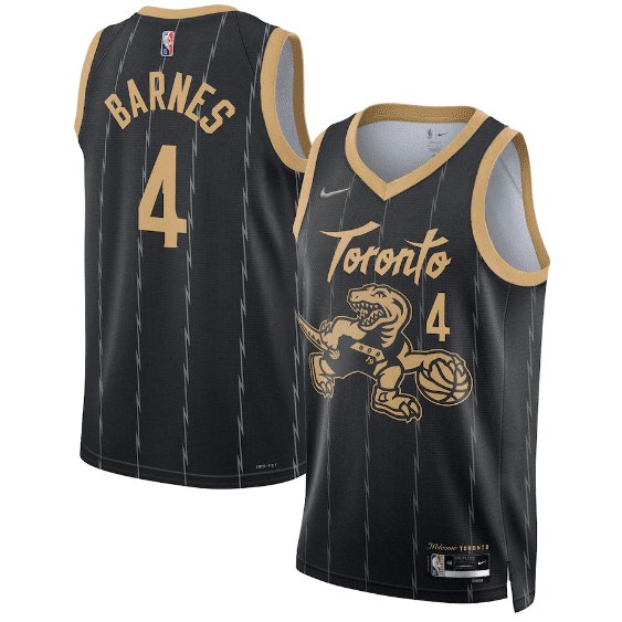 SCOTTIE BARNES TORONTO RAPTORS 2021-22 CITY EDITION JERSEY - Prime Reps