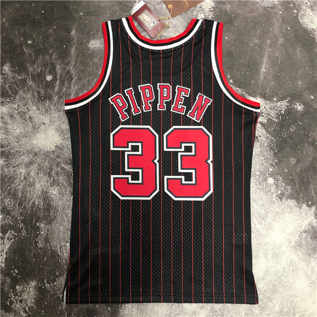 SCOTTIE PIPPEN CHICAGO BULLS THROWBACK JERSEY (HEAT APPLIED) - Prime Reps