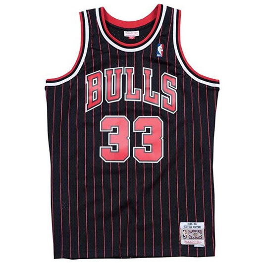 SCOTTIE PIPPEN CHICAGO BULLS THROWBACK JERSEY (HEAT APPLIED) - Prime Reps