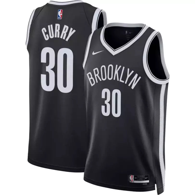 SETH CURRY BROOKLYN NETS ICON JERSEY - Prime Reps