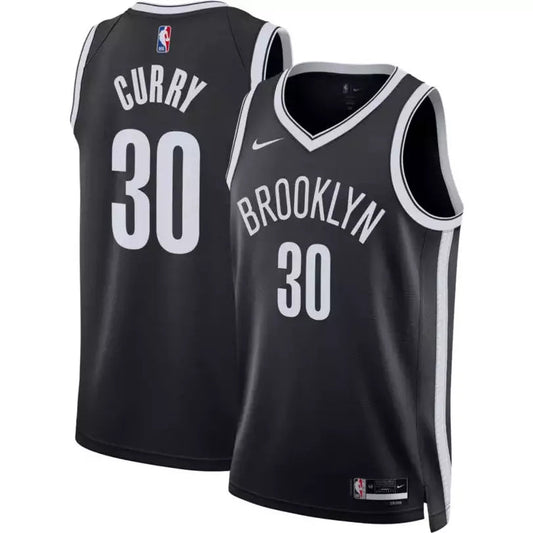 SETH CURRY BROOKLYN NETS ICON JERSEY - Prime Reps