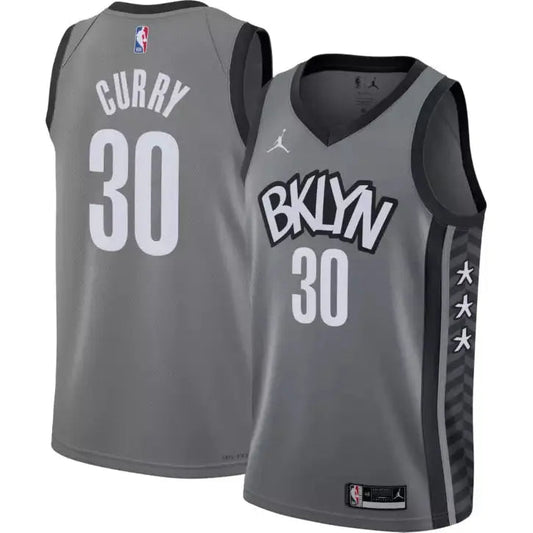 SETH CURRY BROOKLYN NETS STATEMENT JERSEY - Prime Reps