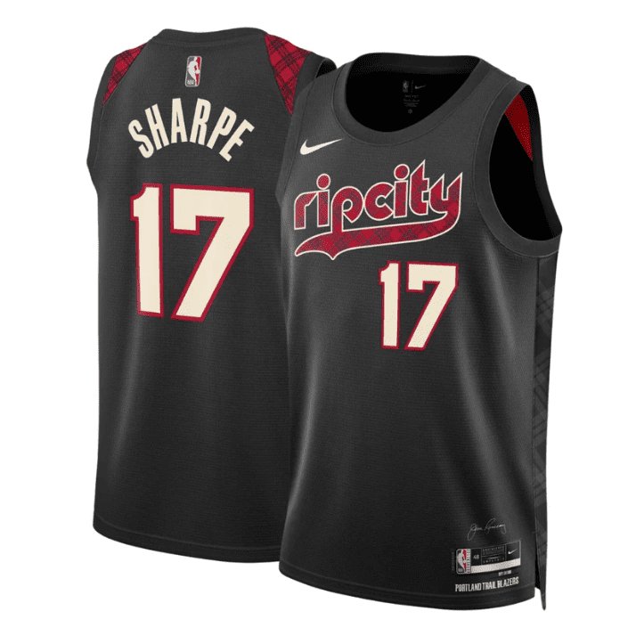 SHAEDON SHARPE PORTLAND TRAIL BLAZERS 2023-24 CITY EDITION JERSEY - Prime Reps