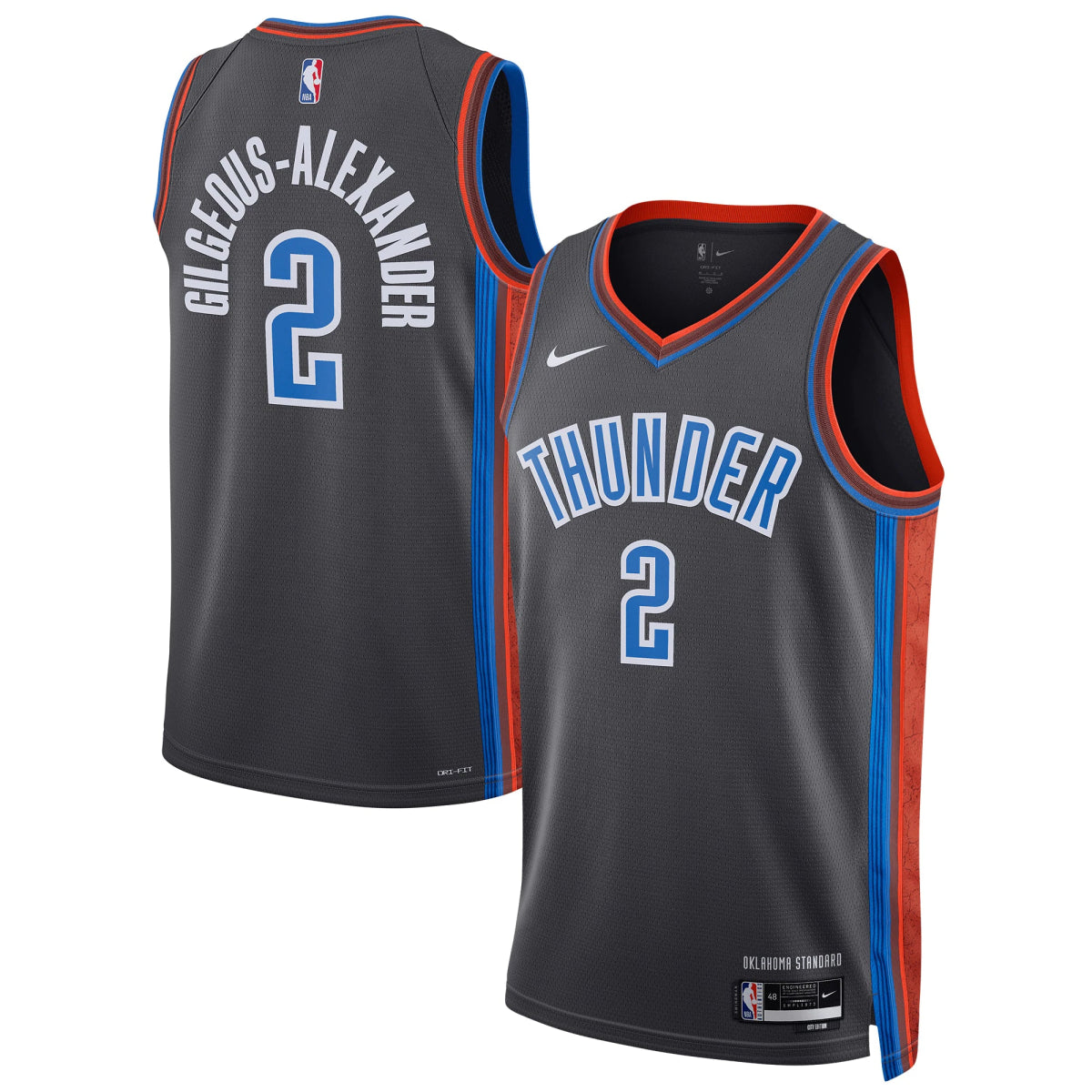SHAI GILGEOUS-ALEXANDER OKLAHOMA CITY THUNDER 2022-23 CITY EDITION JERSEY - Prime Reps