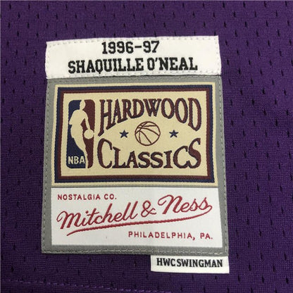 SHAQUILLE O'NEAL LOS ANGELES LAKERS THROWBACK JERSEY (HEAT APPLIED) - Prime Reps