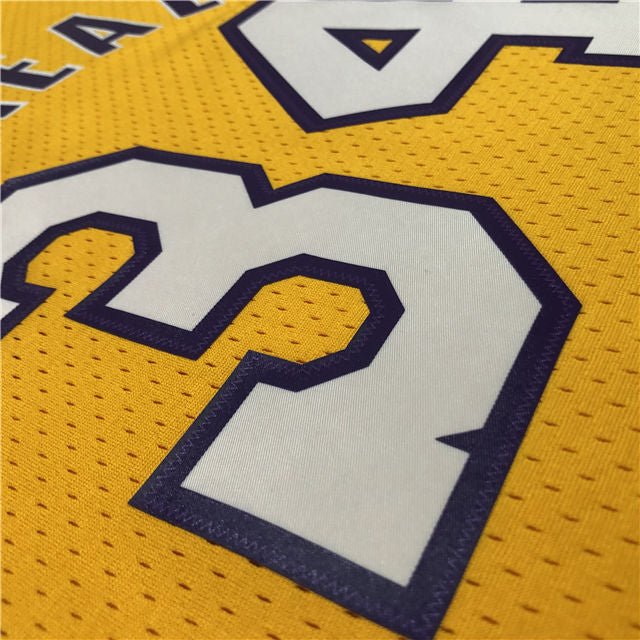 SHAQUILLE O'NEAL LOS ANGELES LAKERS THROWBACK JERSEY (HEAT APPLIED) - Prime Reps