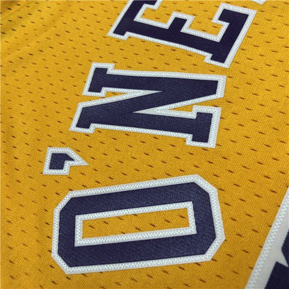 SHAQUILLE O'NEAL LOS ANGELES LAKERS THROWBACK JERSEY (HEAT APPLIED) - Prime Reps