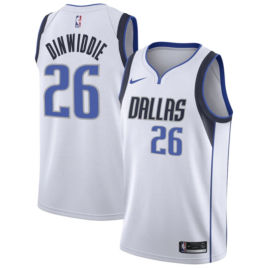 SPENCER DINWIDDIE DALLAS MAVERICKS ASSOCIATION JERSEY - Prime Reps