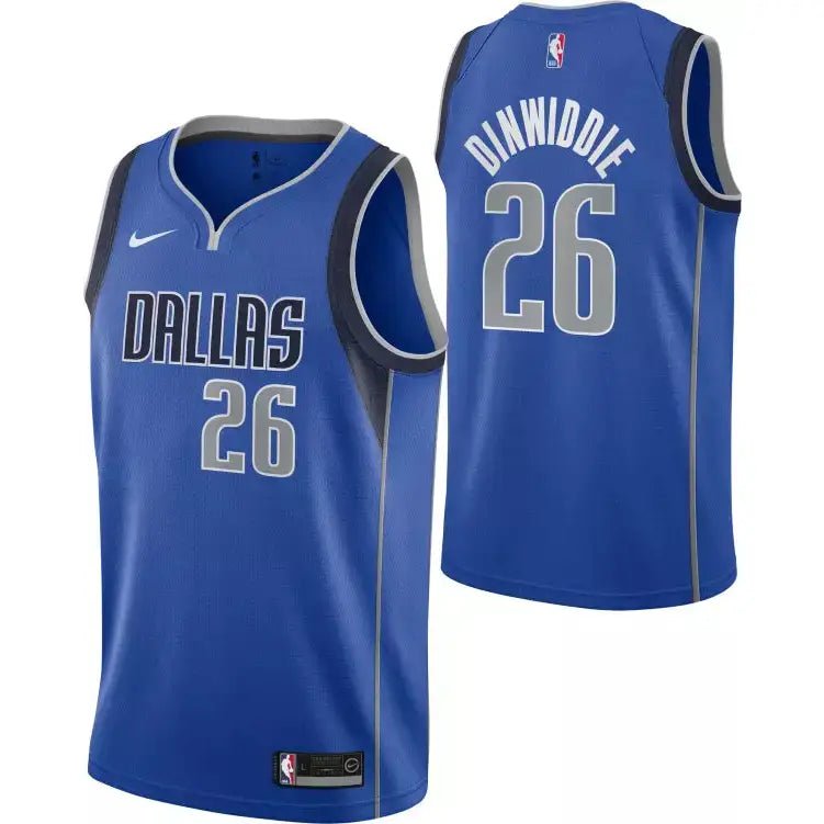 SPENCER DINWIDDIE DALLAS MAVERICKS ICON JERSEY - Prime Reps