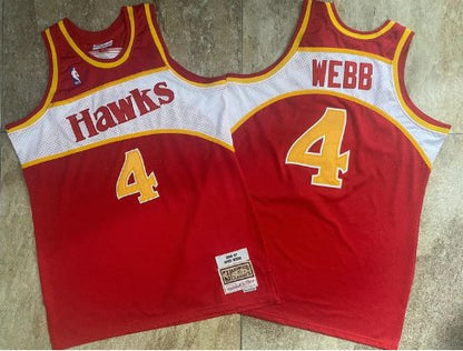 SPUD WEBB ATLANTA HAWKS THROWBACK JERSEY - Prime Reps