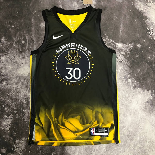 Nike Golden State Warriors 2022/23 Stephen Curry City Edition Swingman Jersey Black