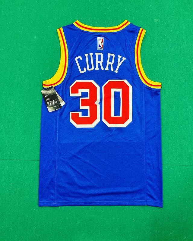 STEPHEN CURRY GOLDEN STATE WARRIORS 75TH ANNIVERSARY JERSEY - Prime Reps