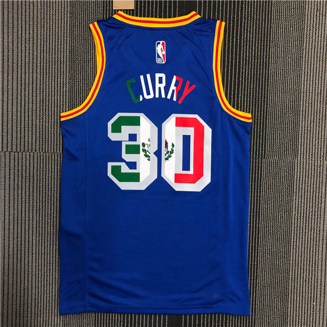 STEPHEN CURRY GOLDEN STATE WARRIORS 75TH ANNIVERSARY "MEXICO" JERSEY - Prime Reps