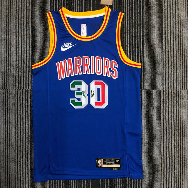 STEPHEN CURRY GOLDEN STATE WARRIORS 75TH ANNIVERSARY "MEXICO" JERSEY - Prime Reps