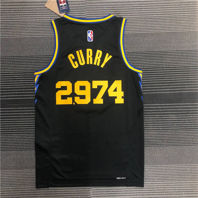 STEPHEN CURRY GOLDEN STATE WARRIORS CITY EDITION "3PT RECORD" JERSEY - Prime Reps