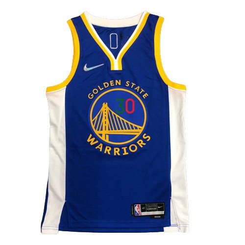 STEPHEN CURRY GOLDEN STATE WARRIORS 75TH ANNIVERSARY JERSEY - Prime Reps