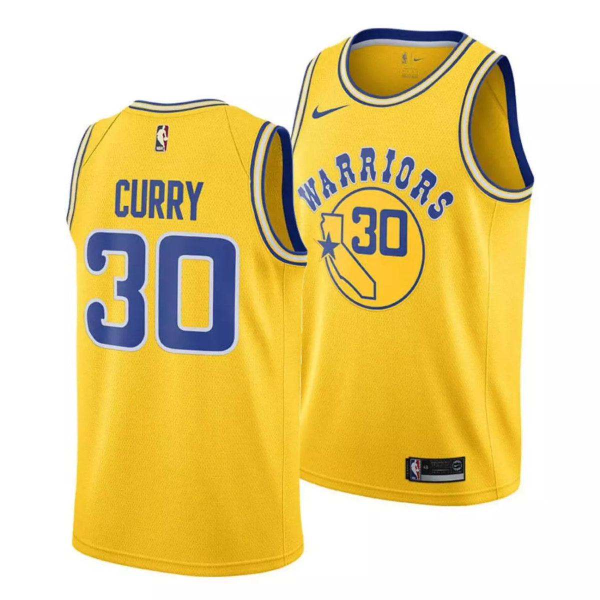 STEPHEN CURRY GOLDEN STATE WARRIORS THROWBACK JERSEY - Prime Reps