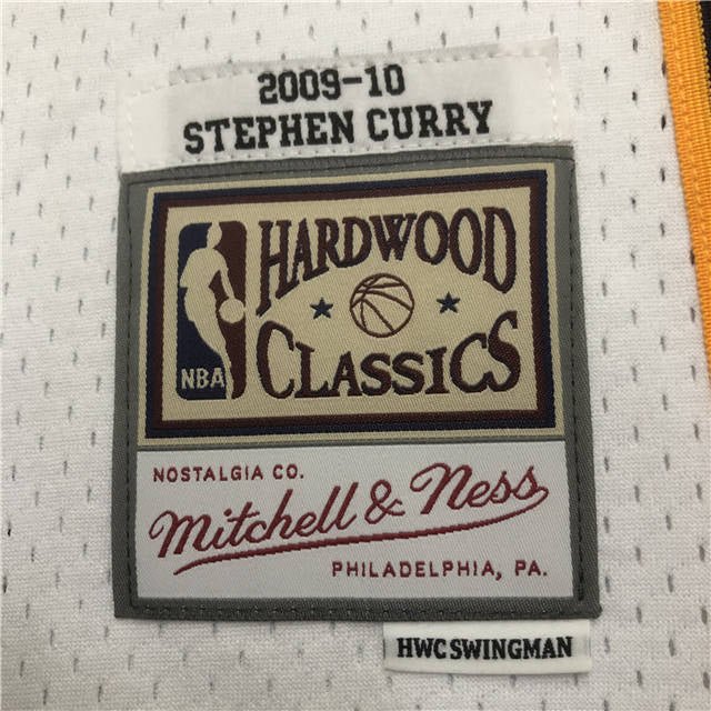 STEPHEN CURRY GOLDEN STATE WARRIORS THROWBACK JERSEY (HEAT APPLIED) - Prime Reps