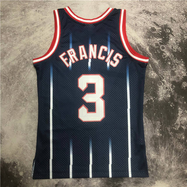 STEVE FRANCIS HOUSTON ROCKETS THROWBACK JERSEY (HEAT APPLIED) - Prime Reps