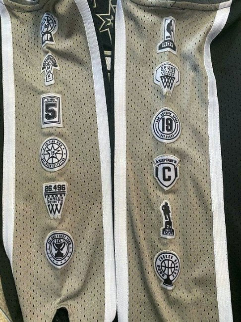 TIM DUNCAN COMMEMORATIVE THROWBACK SAN ANTONIO SPURS JERSEY - Prime Reps