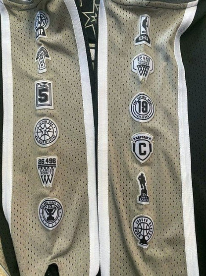 TIM DUNCAN COMMEMORATIVE THROWBACK SAN ANTONIO SPURS JERSEY - Prime Reps