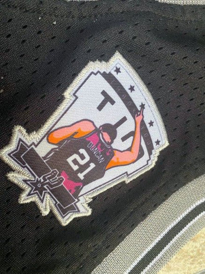 TIM DUNCAN COMMEMORATIVE THROWBACK SAN ANTONIO SPURS JERSEY - Prime Reps