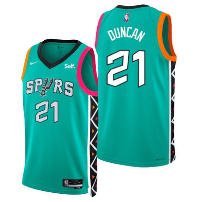 TIM DUNCAN SAN ANTONIO SPURS 2022-23 CITY EDITION JERSEY - Prime Reps