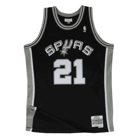 TIM DUNCAN SAN ANTONIO SPURS THROWBACK JERSEY - Prime Reps
