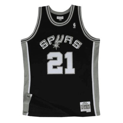 TIM DUNCAN SAN ANTONIO SPURS THROWBACK JERSEY - Prime Reps