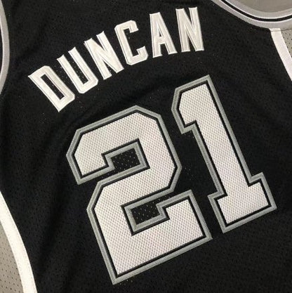 TIM DUNCAN SAN ANTONIO SPURS THROWBACK JERSEY - Prime Reps
