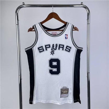 TONY PARKER SAN ANTONIO SPURS THROWBACK JERSEY (HEAT APPLIED) - Prime Reps