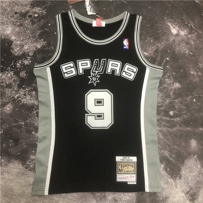 TONY PARKER SAN ANTONIO SPURS THROWBACK JERSEY (HEAT APPLIED) - Prime Reps