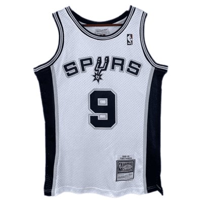TONY PARKER SAN ANTONIO SPURS THROWBACK JERSEY (HEAT APPLIED) - Prime Reps